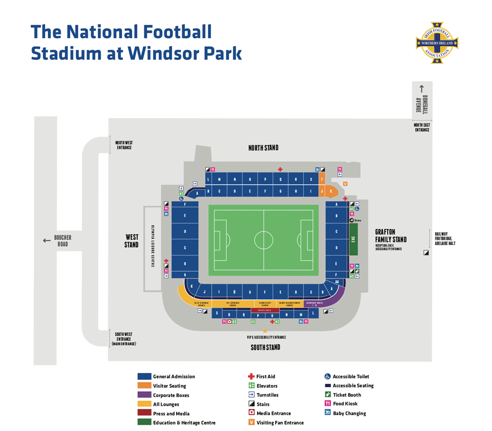 Khalifa International Stadium Seat Map